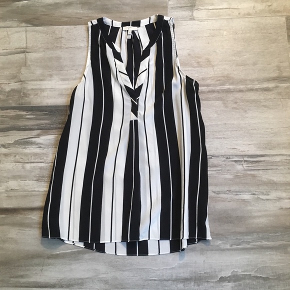 Joie Aruna sleeveless striped silk top sz XS - Picture 4 of 6